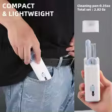 “Aesthetic Tech Cleaner – 8-in-1 for AirPods, Laptops & Screens ✨”